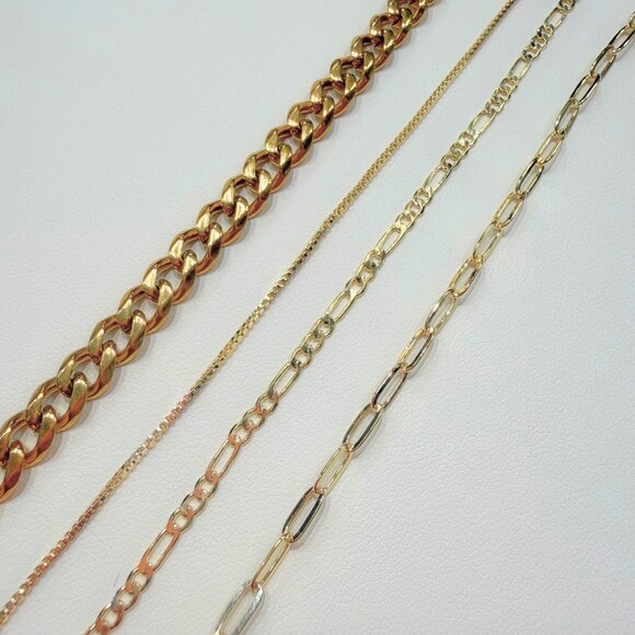 Louis Vuitton Repurposed Pendant in Figaro Link Necklace - Picture 2 of 2